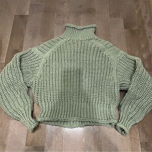 Chunky Knit Turtleneck Sweater
